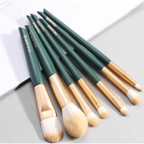 MAANGE 5/7pcs Makeup Brushes Sets Highlighter Eye Cosmetic Powder Foundation EyeShadow Cosmetics Professional Eyebrows Soft Hair