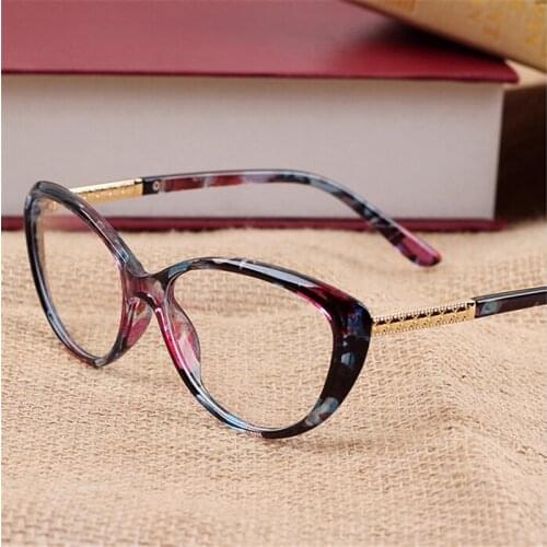 2018 New Brand Women Optical Glasses Spectacle Frame Cat Eye Eyeglasses Anti-fatigue Computer Reading Glasses Eyewear Goggles