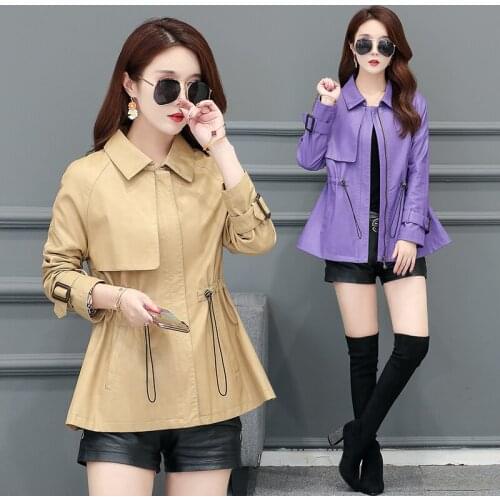 Large Size 3XL 4XL Leather Jacket Women Motorcycle Leather Coat 2021 New Womens Leather Jackets Female Coats Casual Outerwear