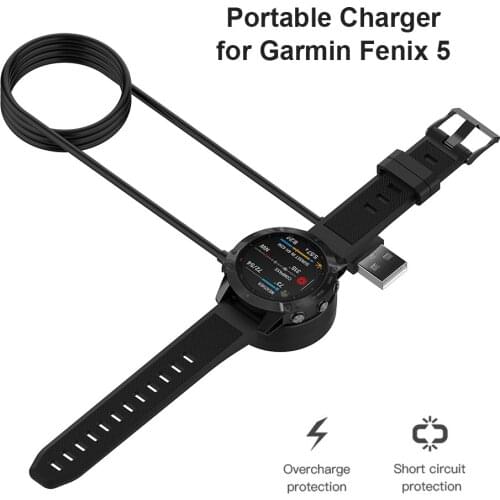 Suitable For Garmin fenix5 / Forerunner 55 / Forerunner 158/945 LTE Portable Disc Charging Base USB Charging Cable Station