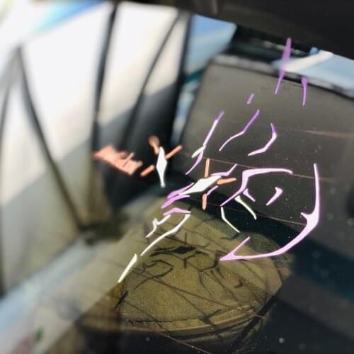 Car Styling and Decals Automobile Window Engine Cover Sticker for Anime Cartoon EVA01 Avatar New Century Gospel