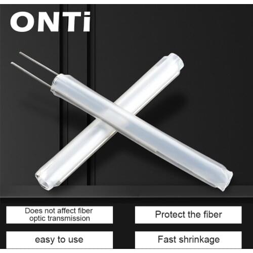 Fiber Optic Fusion Protection Splice Sleeves 60MM Heat Shrink Tube Optical Hot Melt Tube High Shrink Ratio Cable Protective