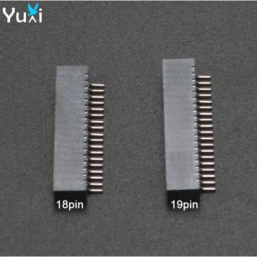 YuXi 18Pin 19Pin Ribbon Circuit Board Conductive Film Slot Connect Welding Point For Sony Playstation 2 Controller For PS2