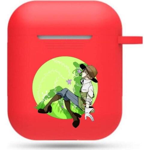 Anime Identity V Earphone case Headphone Case Protective Case Unisex Airpods Bluetooth red orange Earphone Headset Cover