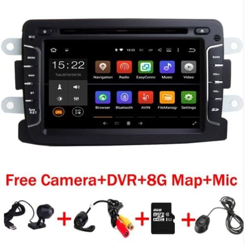 10pcs 8'' Car DVD Player For Dacia Sandero Duster Renault Captur Lada Xray 2 Logan 2 RAM 3G WIFI GPS Navigation Radio