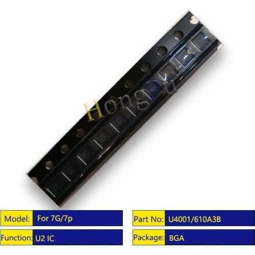 10pcs/lot 100% New 610A3B For iPhone 7/7 plus/7plus 1610A3B Charger Charging USB U2 TRISTAR 2 IC Chip