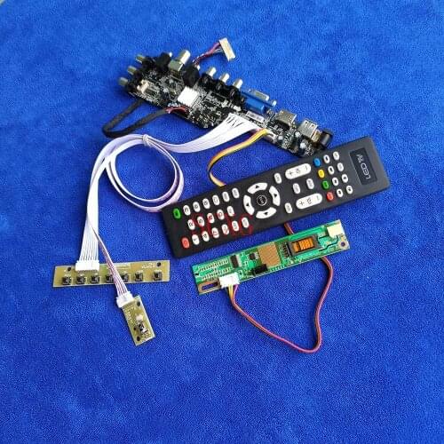 1280*800 DVB Signal Digital 1-CCFL Fit LTN154X1/LTN154X3/LTN154XA LVDS 30 Pin HDMI-compatible USB VGA KIT LCD matrix drive board