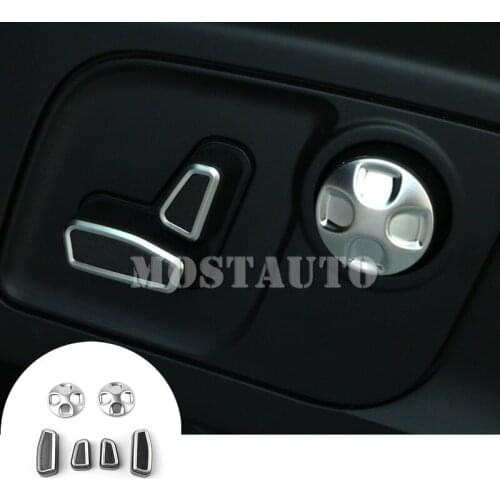 For Maserati Levante Inner Car Seat Adjustment Button Trim Cover 2016-2020 6pcs Car Accessories Interior Car Decor Car Trim