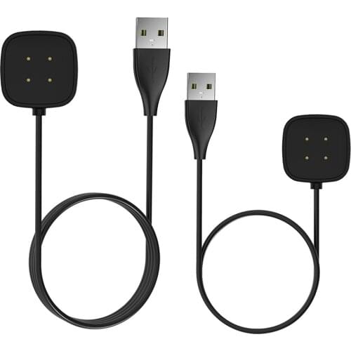 Dock Station Charger Adapter USB Charging Cable Base Cord Wire for Fitbit Sense/Versa 3 Smartwatch Versa3 Smart Watch Accessory