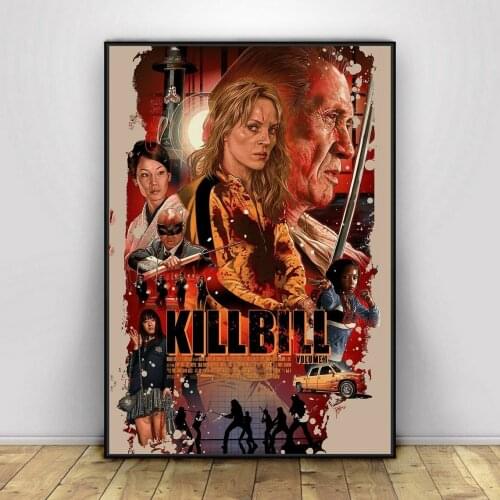 Kill Bill Classic Movie Poster Canvas Print Poster Wall Decoration Gift Artwork