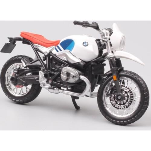 Classics Bburago 1:18 scale Children R nineT Urban GS Cruiser motorcycle retro roadster bike Diecast model toy Vehicles Replica