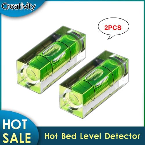 2PCS 3D Printer Tool Hot Bed Leveling Detection Heatbed Mini Leveling Tool Hot Bed Level Detector for Ender 3 CR10 Anet A8