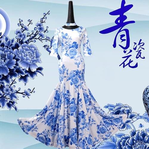 New ballroom dance dress standard ballroom waltz dresses ballroom dance competition dresses custom made any size LXT569