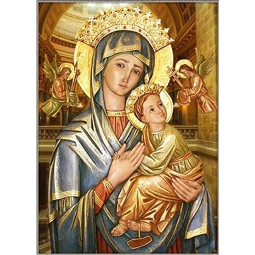 New Diy Diamond Painting Diamond Religion Pictures of Rhinestones Cross Stitch Home Decor Diamond Our Lady