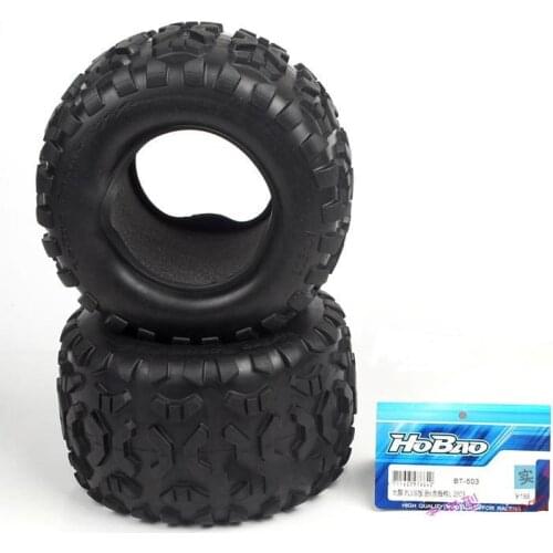 OFNA/HOBAO RACING 1/8 HYPER MT BT-503 2pcs/set NEW MT PLUS Rubber TIRE WITH FOAM Include sponge for rc parts