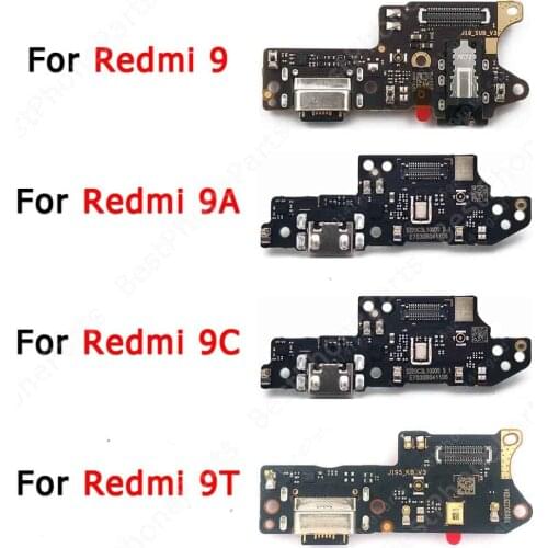 Original Charge Board For Xiaomi Redmi 9T 9 9A 9C Charging Port Usb Connector Flex Pcb Dock Plate Ribbon Socket Spare Parts