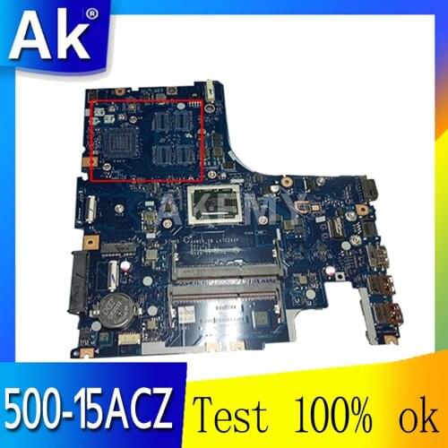 PCNANNY for ideapad 500-15ACZ Laptop Motherboard AAWZA ZB LA-C285P 5B20J76098 DDR3 A8 tested
