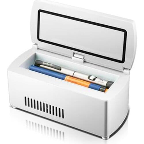 Portable insulin-refrigerator box, mini travel mini refrigerator car smart medicine refrigerator, health care tool