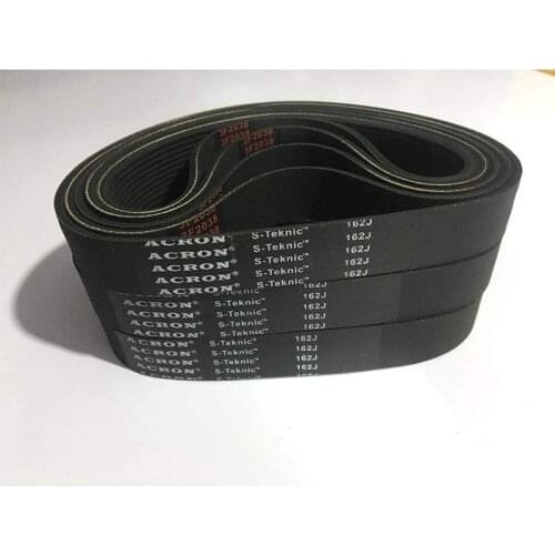 1pcs Rubber multi-groove belt VEGA 162J PJ411 6 ribs 7 ribs computer flat machine yarn feeder belt treadmill drive belt