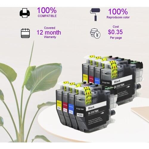 8PK LC3317 Compatible Ink Cartridge For Brother MFC-J5330DW MFC-J5730DW MFC-J6530DW MFC-J6730DW MFC-J6930DW printer