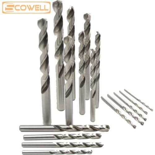 HSS M2 (6542#) DIN338 Twist Drill Bits Cutting Professional Jobber Drill Bit for Metal 1mm,2mm,3mm,4mm,5mm,6mm,7mm,8mm,9mm,10mm