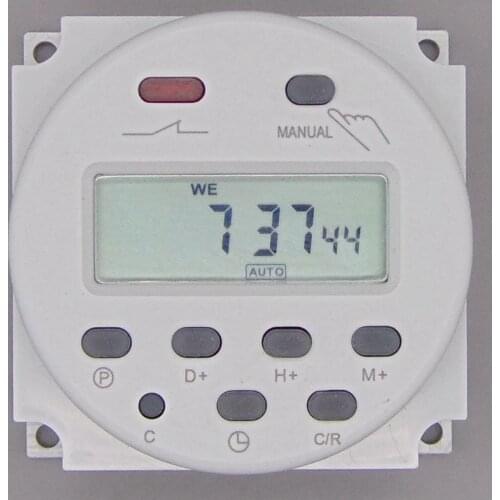 OKtimer CN101A AC 220V 230V 240V Digital LCD Power Timer Programmable Time Switch Relay 16A timers CN101 timer
