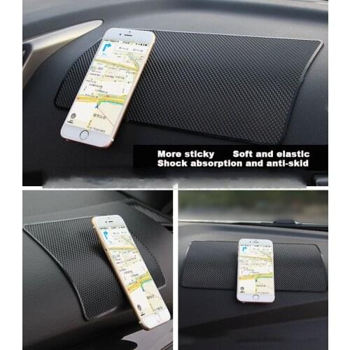 1 Pcs Universal Car Dashboard Anti-skid Silicone Mat Car Mat Car Interior Accessories Non Slip Grip Sticky Pad Phone Holder Mat