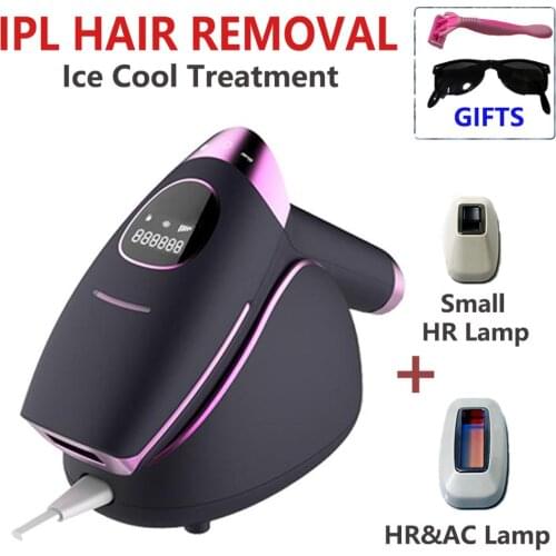 Painless Beauty IPL Hair Removal Device,0.7s Laser ICE Cooling Treatment Permanent Hair Removal System For Woman And Man