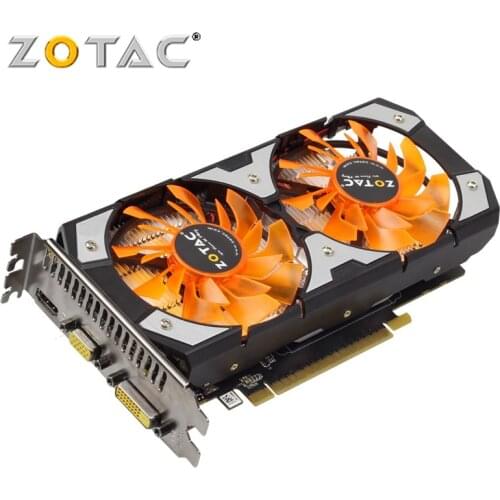 ZOTAC GTX 750Ti 2GB Graphics Card GPU VGA For nVIDIA Video Cards GeForce GTX 750 Ti 2GB Map HDMI VGA DVI PCI-E X16 Original