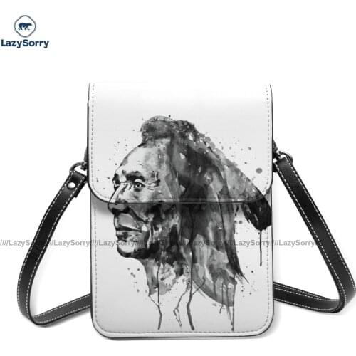 Warrior Shoulder Bag Vintage Leather Business Mobile Phone Bag Student Gifts Bags