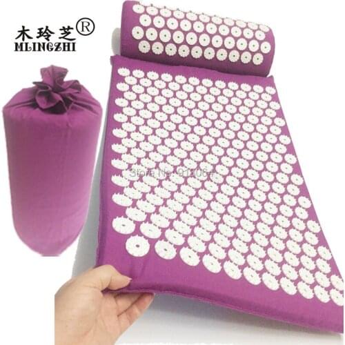 Export quality acupressure Massage popular acupressure mat pillow and pouch set for massage Relieve Body Stress Pain