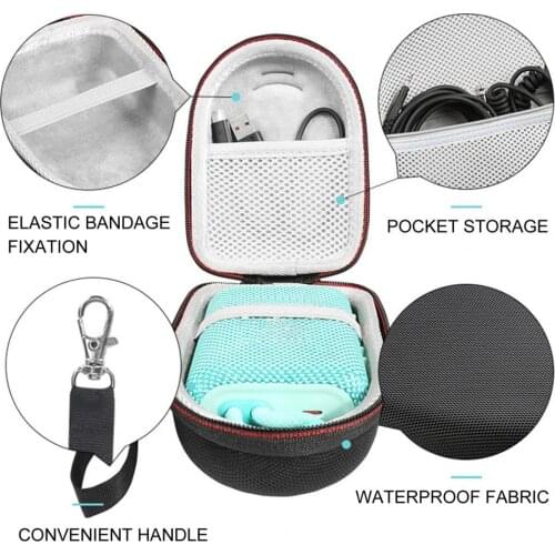 Hard EVA Carry Case Wireless Bluetooth Speaker Wires Charger Storage Bag Box Protective Cover Cases For JBL GO 3 Pouch Suitcase