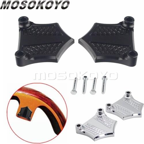 1 Pair 0.75" Fender Spacer & Mounting Bolts For 30" Harley Touring Road King Street Electra Glide Ultra 1984-2013 5.50" Fender