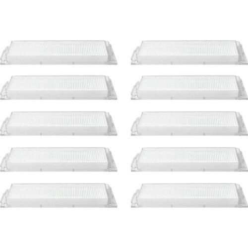 10Pcs Hepa Filter for Xiaomi Robot Vacuum Cleaner STYJ02YM Conga 3490 Viomi V2 PRO Filter V-RVCLM21B