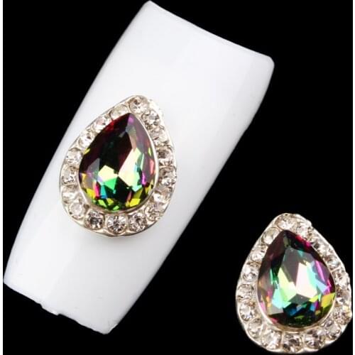 10pcs Crystal Rhinestone 3D Nail Art Charms Decorations Manicure Glitters DIY Salon