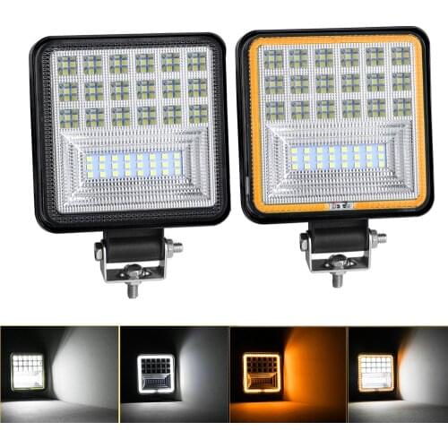 4'' Light Bar/Work Light 126W Led Work Lights for Off-road Tractors ATV SUV Trucks Spot LED Light Bar Fog Lamp 12V 24V