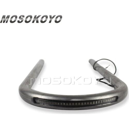 580x230mm LED Light Strip Cafe Racer Rear Seat Hoop 25mm 1" Tube Frame Loop for BMW R90 R80 R100 YAMAHA SR125 SR250 SR400 SR500