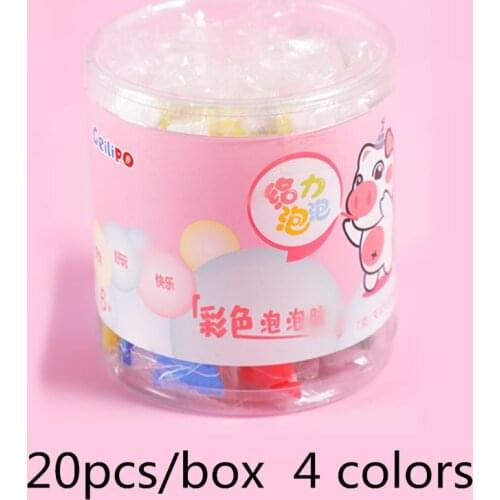 900C Bubble Glue Toy Blowing Colorful Bubble Ball Plastic Balloon Won't Burst Safe For Kids Boys Girls Gift