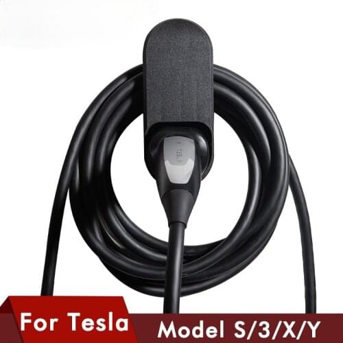 Car Charging Cable Organizer For Tesla Model 3 S X Y Accessories Wall Mount Connector Bracket Charger Holder