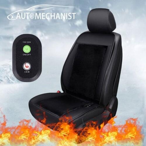 12-24V Heated Seat Covers For Car Seat Cushion Heating Mat Pad Universal Winter Seats Protection Car interior Keep Warm Parts