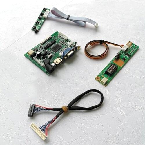 For HT15X34/N150X4 15" notebook PC LCD panel 30pin LVDS cable 1024*768 2AV VGA 1CCFL display controller drive board DIY kit