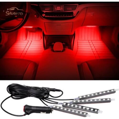 For Infiniti G37 Q30 QX56 I30 FX35 Q50 G35 QX70 FX M35 FX37 QX60 Car Interior Floor Foot Decoration LED Atmosphere Light Lamp