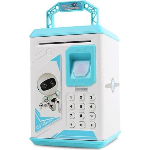 Y55B Mini ATM Electronic Coin Bank,Smart Electronic Piggy Bank, Safe with Password Mini ATM Bank,Mini ATM Electronic Coin Ba