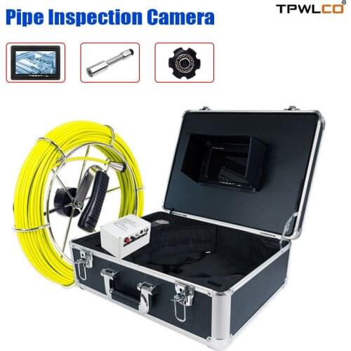 Pipeline Endoscope Inspection Camera 20M Underwater Industrial Sewer Drain Plumbing Detection System CCTV
