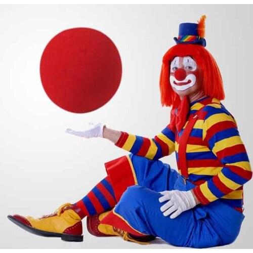 Masquerade Party Sponge Ball Red Clown Magic Nose For Birthday Party and Halloween and Christmas Special Props Clown nose