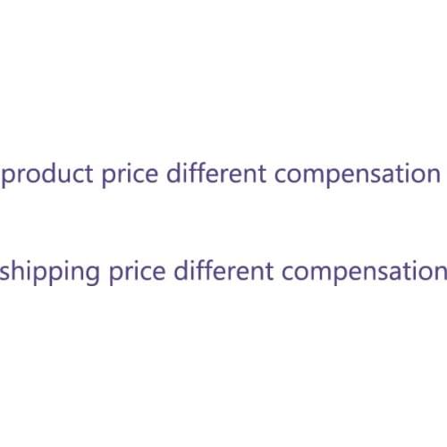 Product price difference compensation, shipping price difference compensation