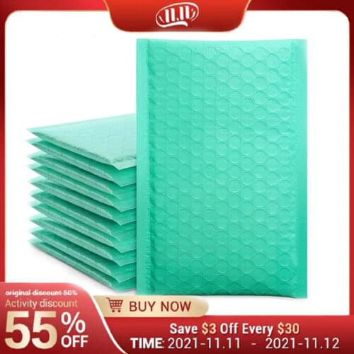 10/50Pcs Bubble Mailer Poly Shipping Envelopes Bubble Shipping Bags Mailer Mailing Bags Padded Envelopes Packaging Teal Gifts