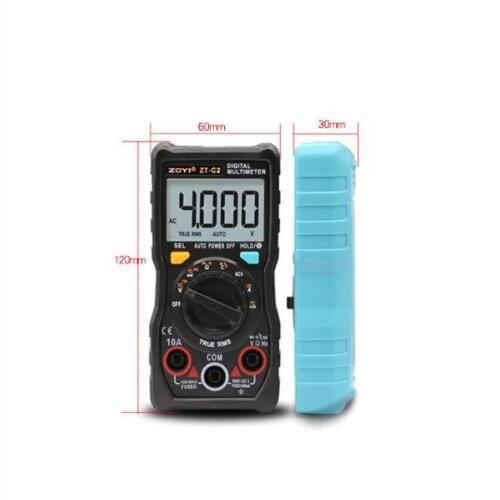 Multimeter automatic range digital high-precision ZT-C1 portable electrician repair universal meter small measurement