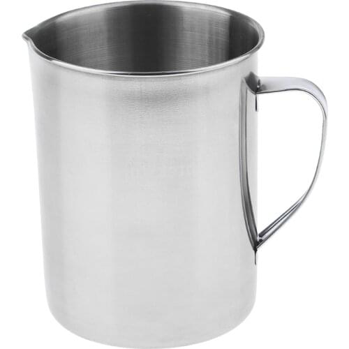 Stainless Steel Laboratory Measuring Cup Beaker Lab Graduated Beaker 2000ml
