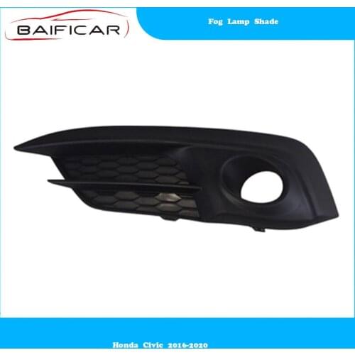 Baificar Brand New Genuine Fog Lamp Shade Front Bumper Lighting Panel for Honda Civic 2016-2020